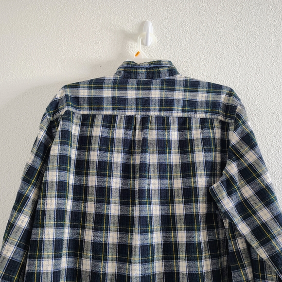 L.L.Bean Traditional Fit Plaid Flannel Button Down Shirt Men’s XL 100% Cotton - Picture 15 of 15